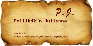 Pellikán Julianna névjegykártya
